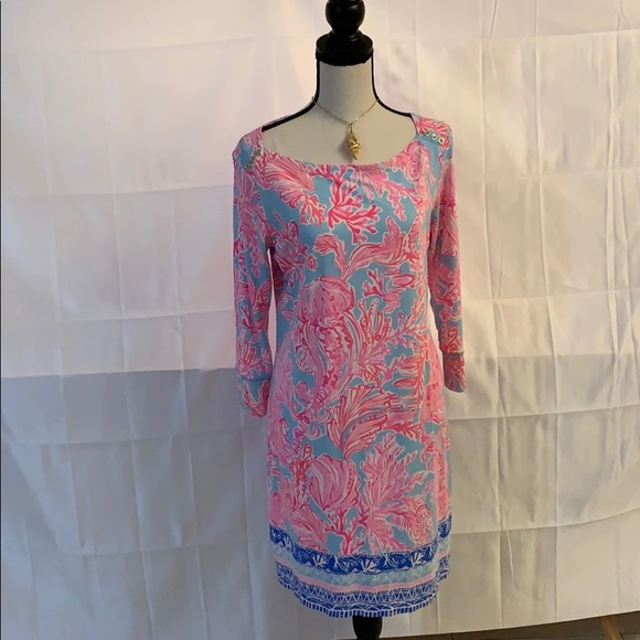 Lilly Pulitzer Dresses & Skirts - 🌸Lilly Pulitzer 3/4 sleeve dress: new, size: L💕